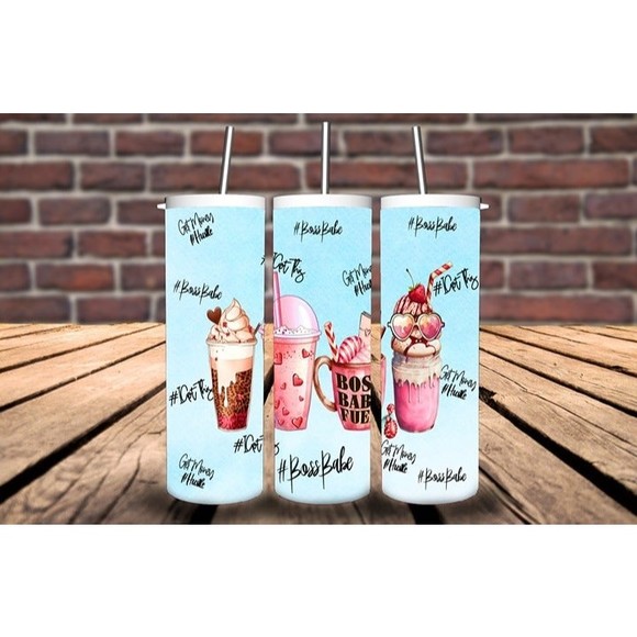 Boss Babe Inspirational Custom 20 oz Handmade Tumbler - Picture 1 of 1